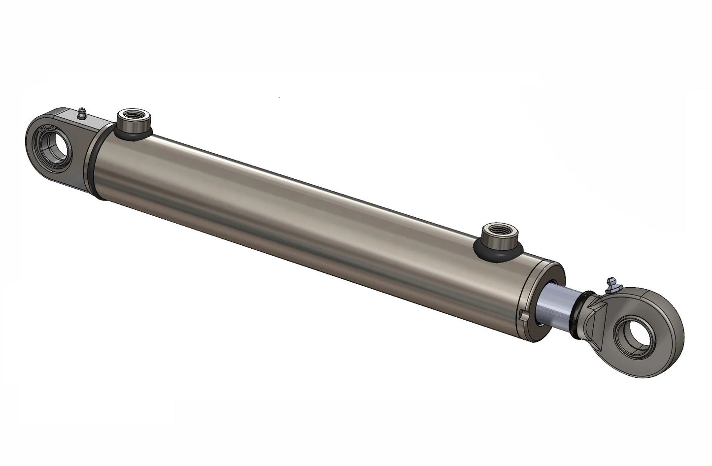 Double Acting Hydraulic Cylinder With Industrial Ball Joints (different variants)