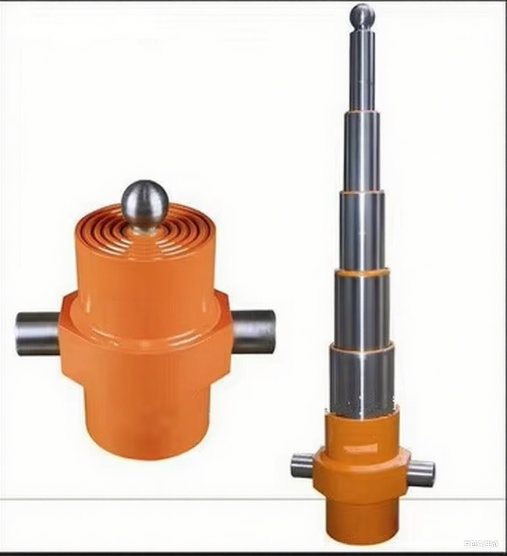 Telescopic underbody cylinders