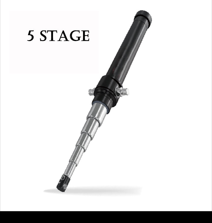 TC12T-108-5S 5 Stage, 12 Ton Of 108" Stroke Telescopic Cylinder 5 STAGE TELESCOPIC CYLINDER DIMENSIONS
