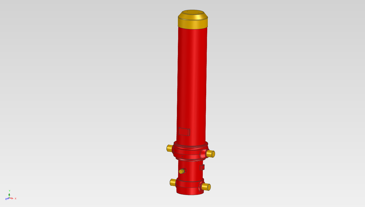 FC149-4-4280 Telescopic Cylinders For Dump Truck Series Telescopic Hydraulic Cylinders 4 or 5 Stage Front-end