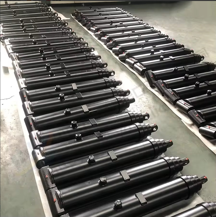 5 Stage Hydraulic Telescopic Cylinder for PK Series 30 Ton Heavy Trailer Truck