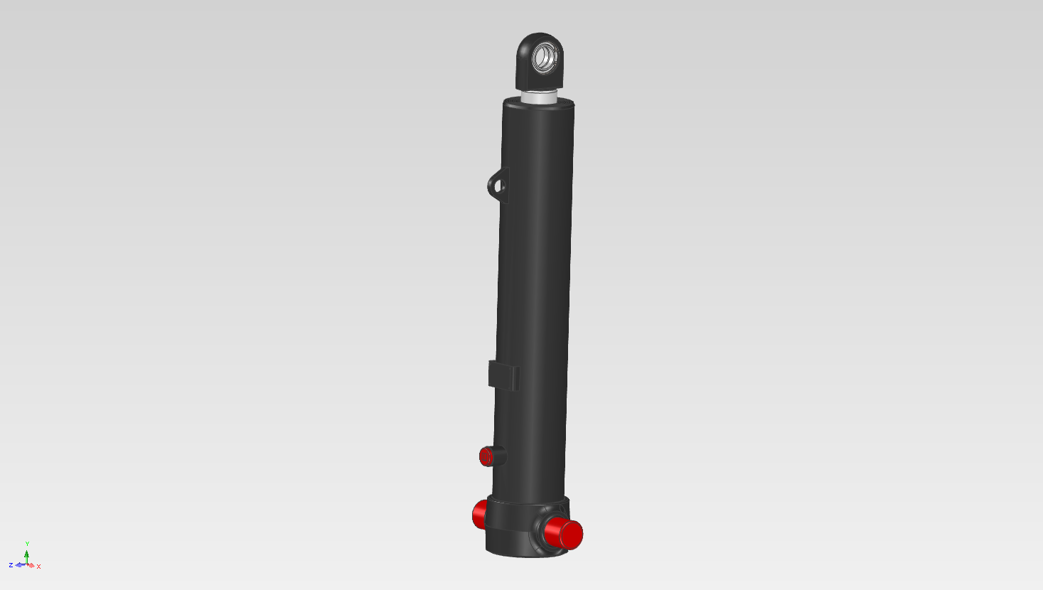 Custom FE hydraulic cylinder design