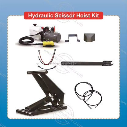 8 Ton Hydraulic Scissor Hoist Kit Scissor Hoist Cylinders Lift Cylinder for Dump & Tilt Trailers