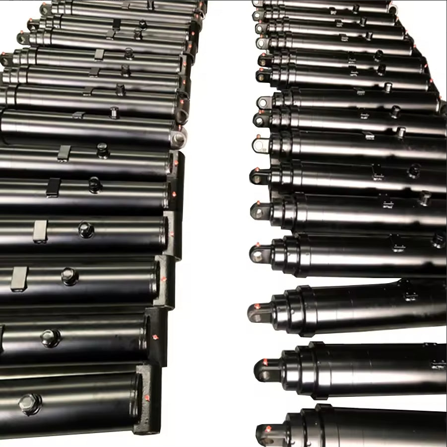 5 Stage Hydraulic Telescopic Cylinder for PK Series 30 Ton Heavy Trailer Truck